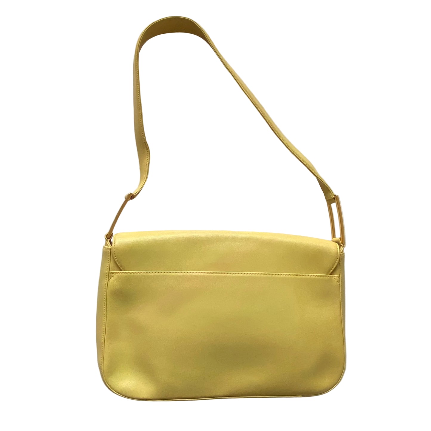Givenchy yellow leather shoulder bag Authentic with COA 12.5z8.5x2.5