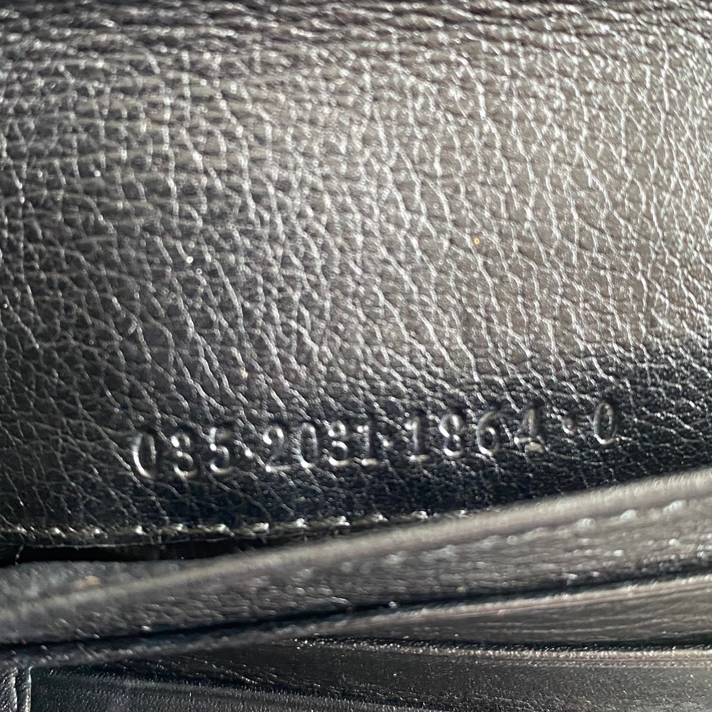 Gucci bamboo leather compact wallet Authentic with COA 5.5x4.2