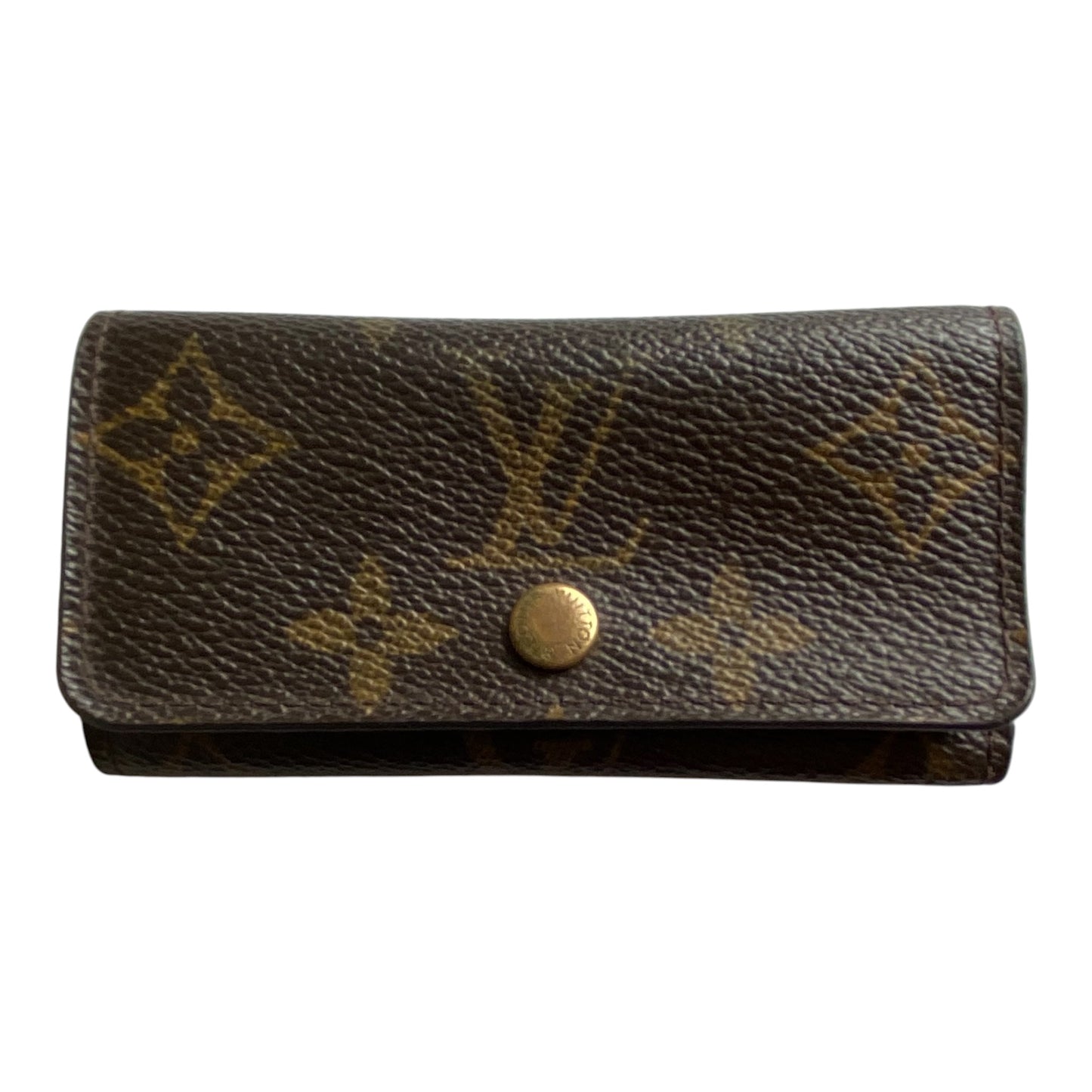 Louis Vuitton monogram key holder FL0074 Authentic with COA 4.1x2.1