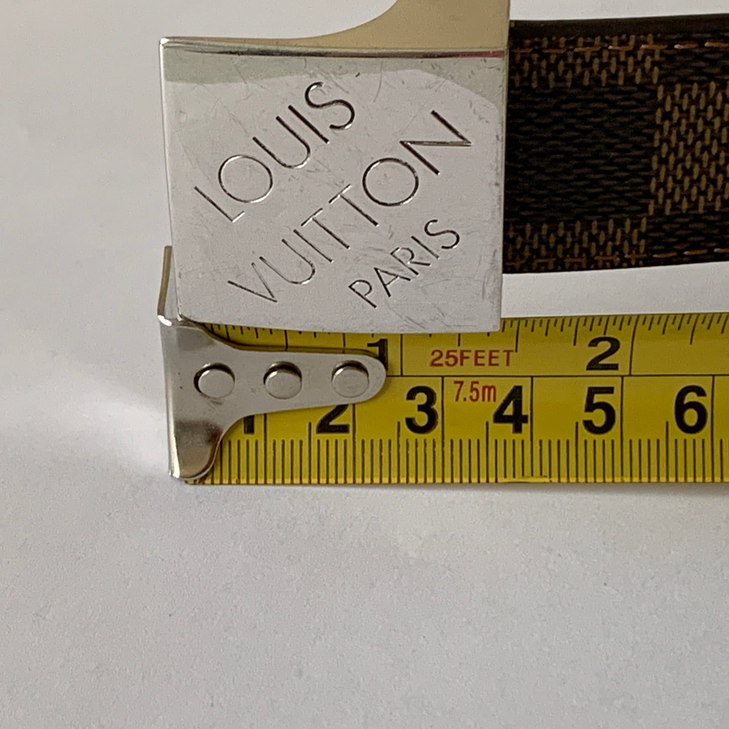 Louis Vuitton damier reversible Belt authentic w/ COA 80 cm 32 inch