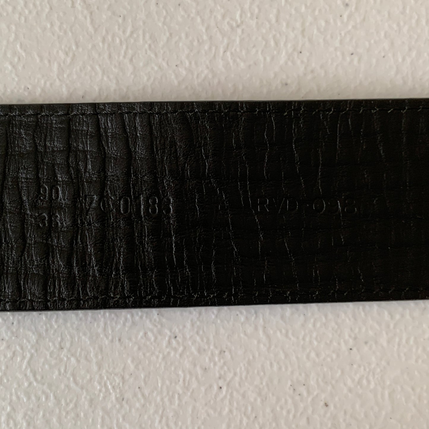 Fendi black FF monogram unisex belt 90 cm 36 inch authentic with COA
