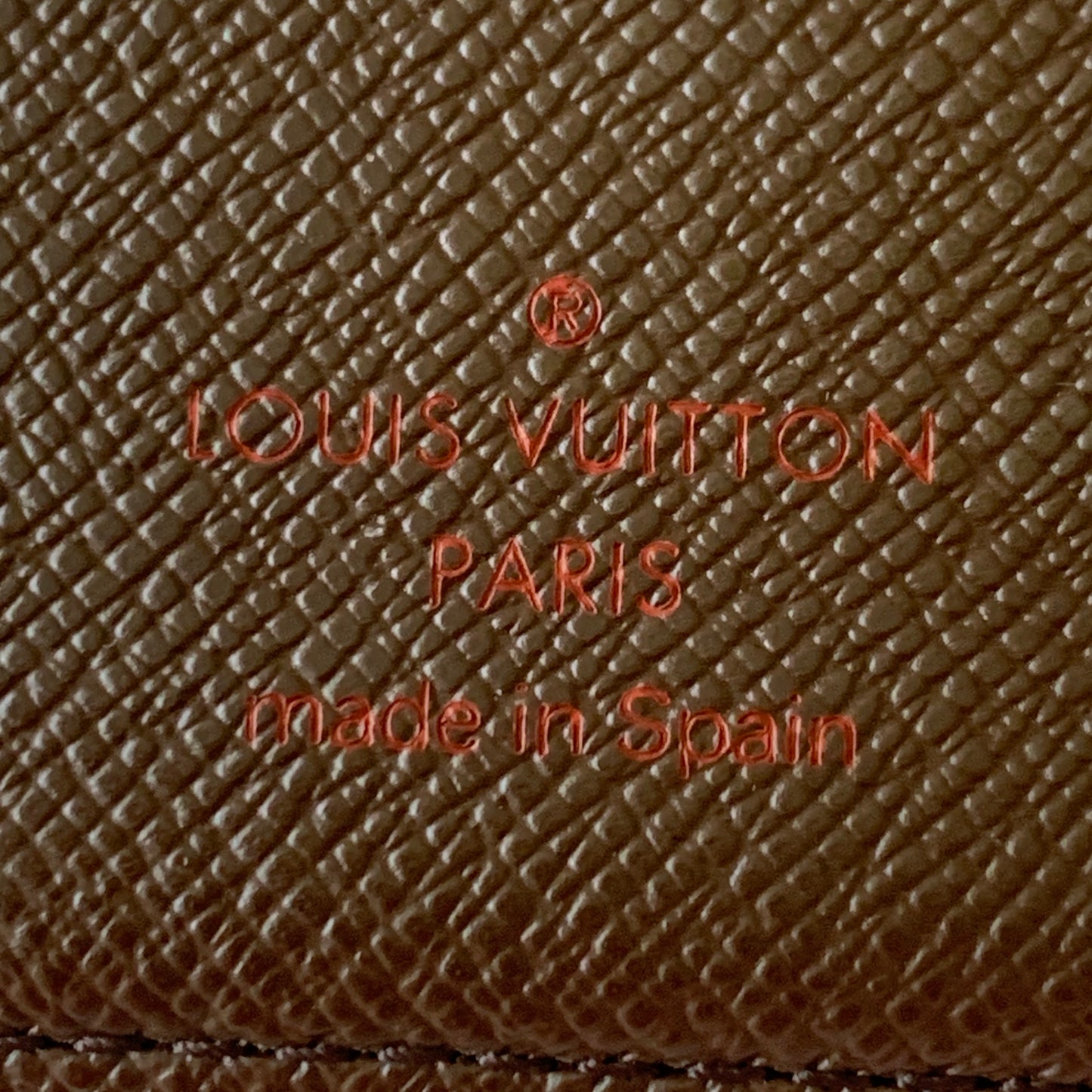 Louis Vuitton damier brown Agenda PM CA0025 authentic with COA