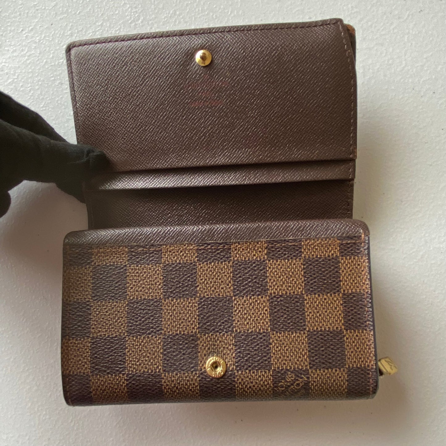 Louis Vuitton damier ebene wallet CA0078 Authentic with COA 5.6x3.5