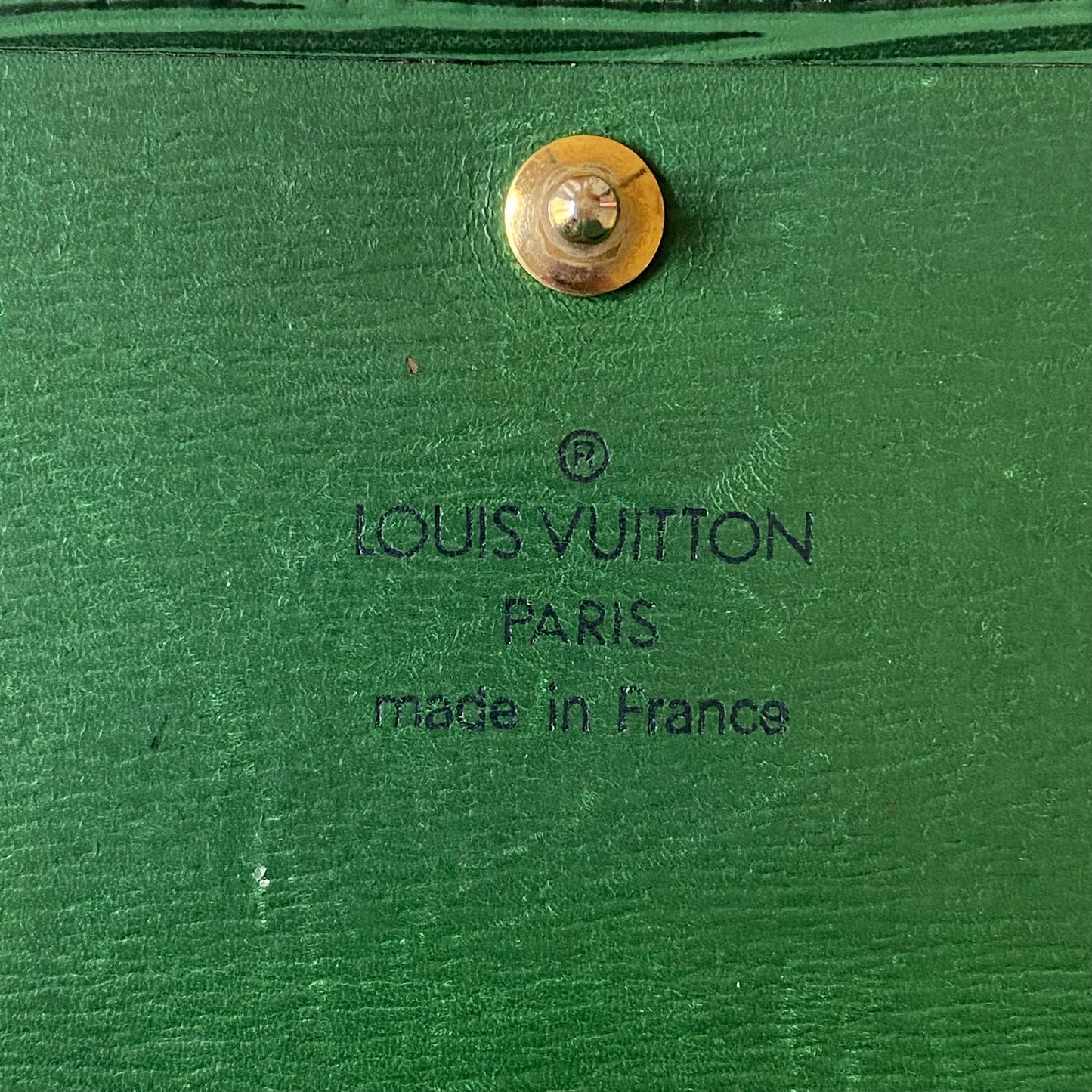 Louis Vuitton green Epi leather long wallet MI0923 Authentic with COA