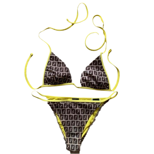 Authentic FENDI Women’s monogram bikini set