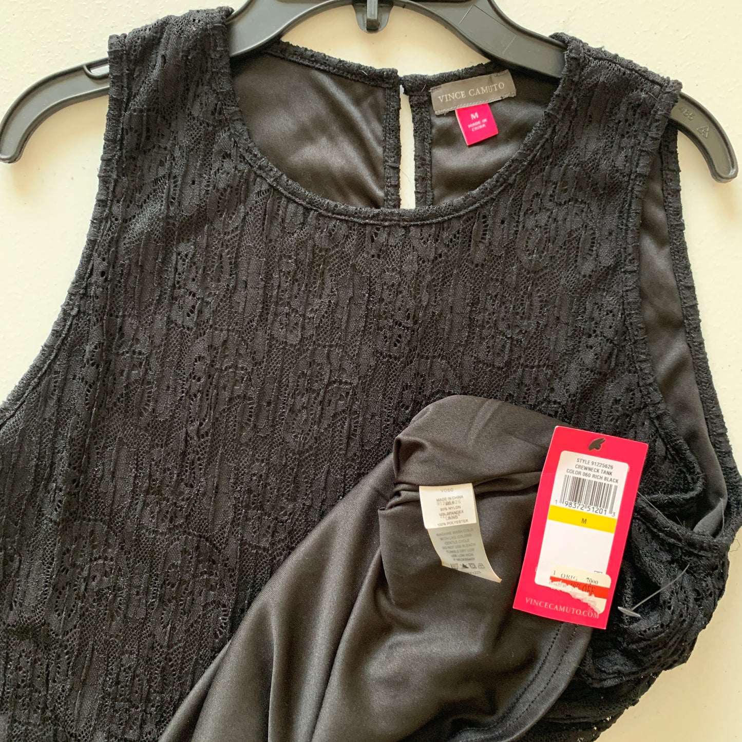 Vince Camuto NWT Women’s Black tank top