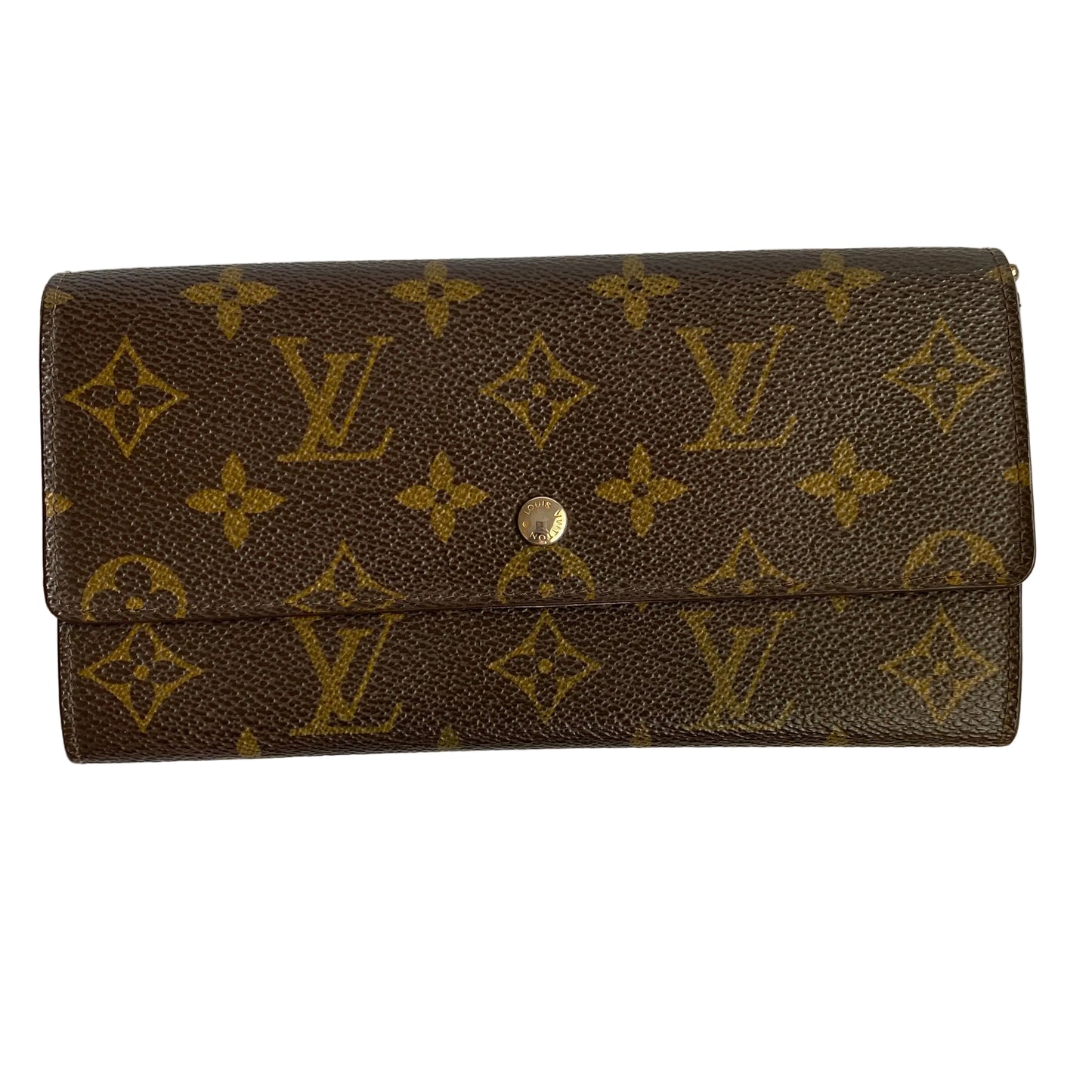 Louis Vuitton monogram long wallet 8904AN authentic with coa