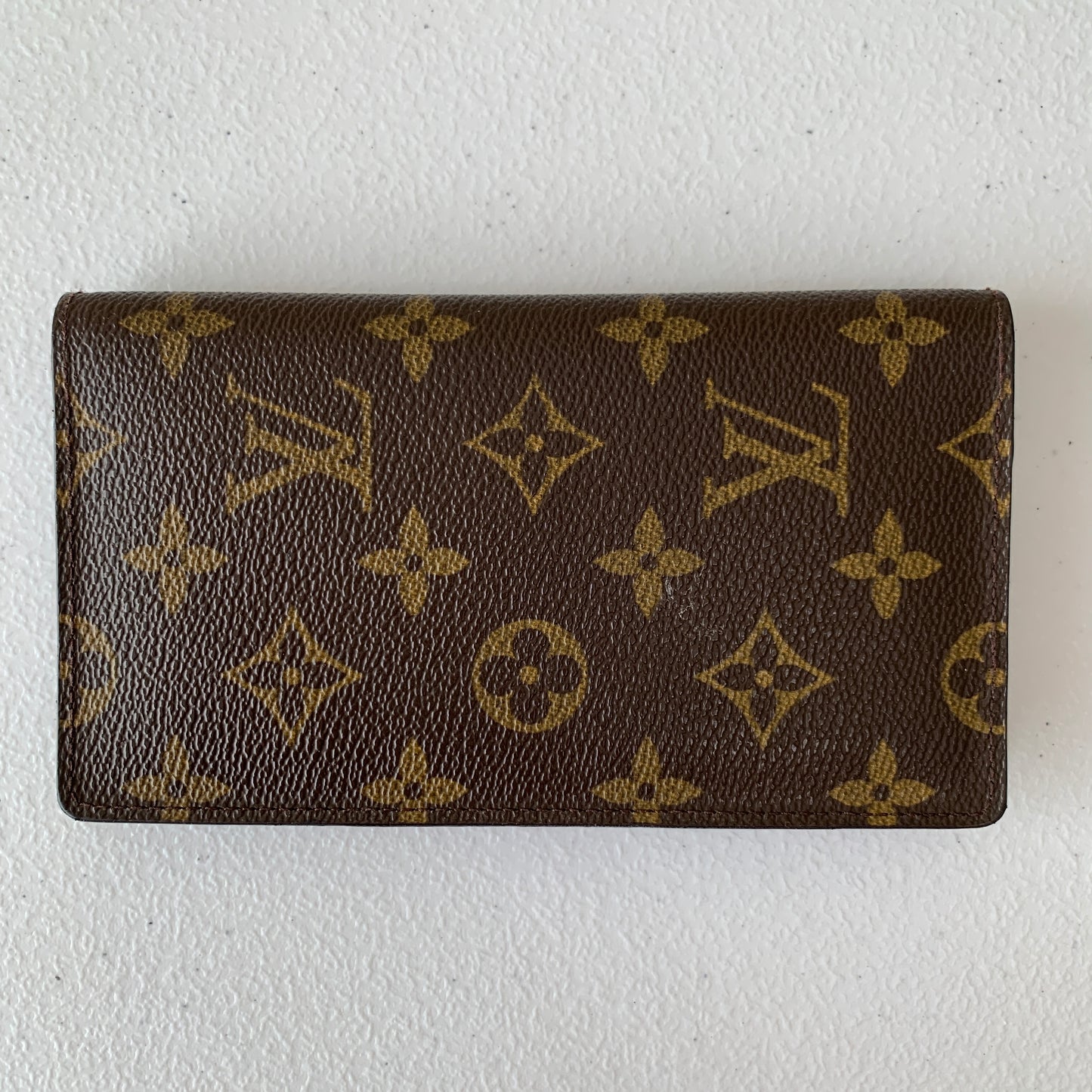 Louis Vuitton monogram bifold card holder wallet unisex ca0062 authentic with COA