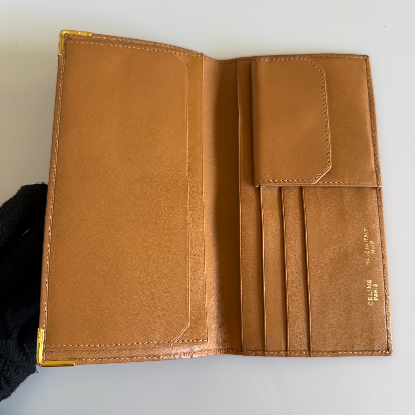 Celine macadam card holder long wallet unisex authentic with COA