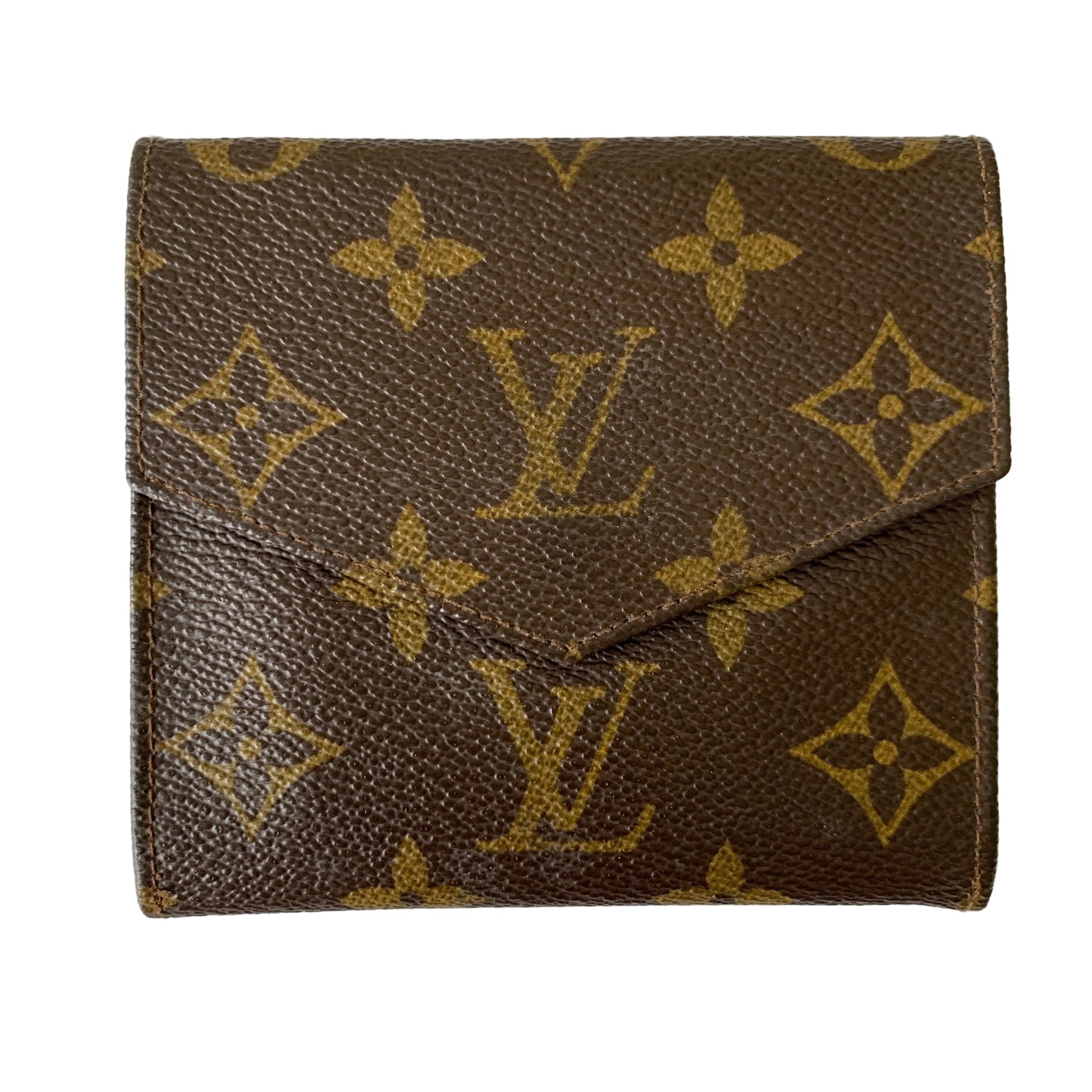 Louis Vuitton monogram compact unisex Wallet 831 Authentic with COA