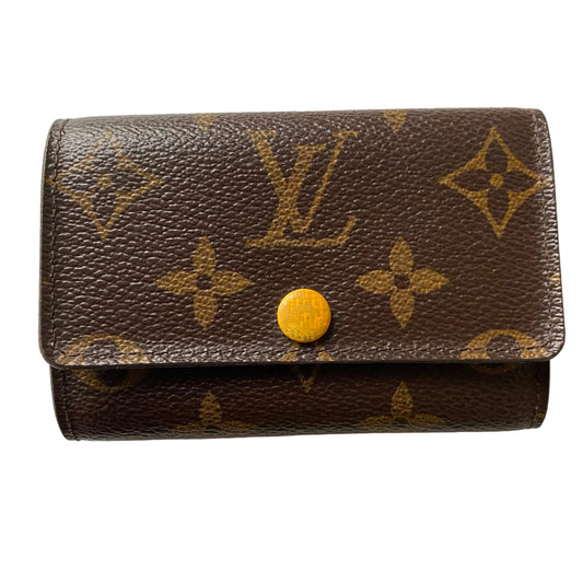 Louis Vuitton CT4134 6 ring key holder case Authentic with COA 4.2x2.8