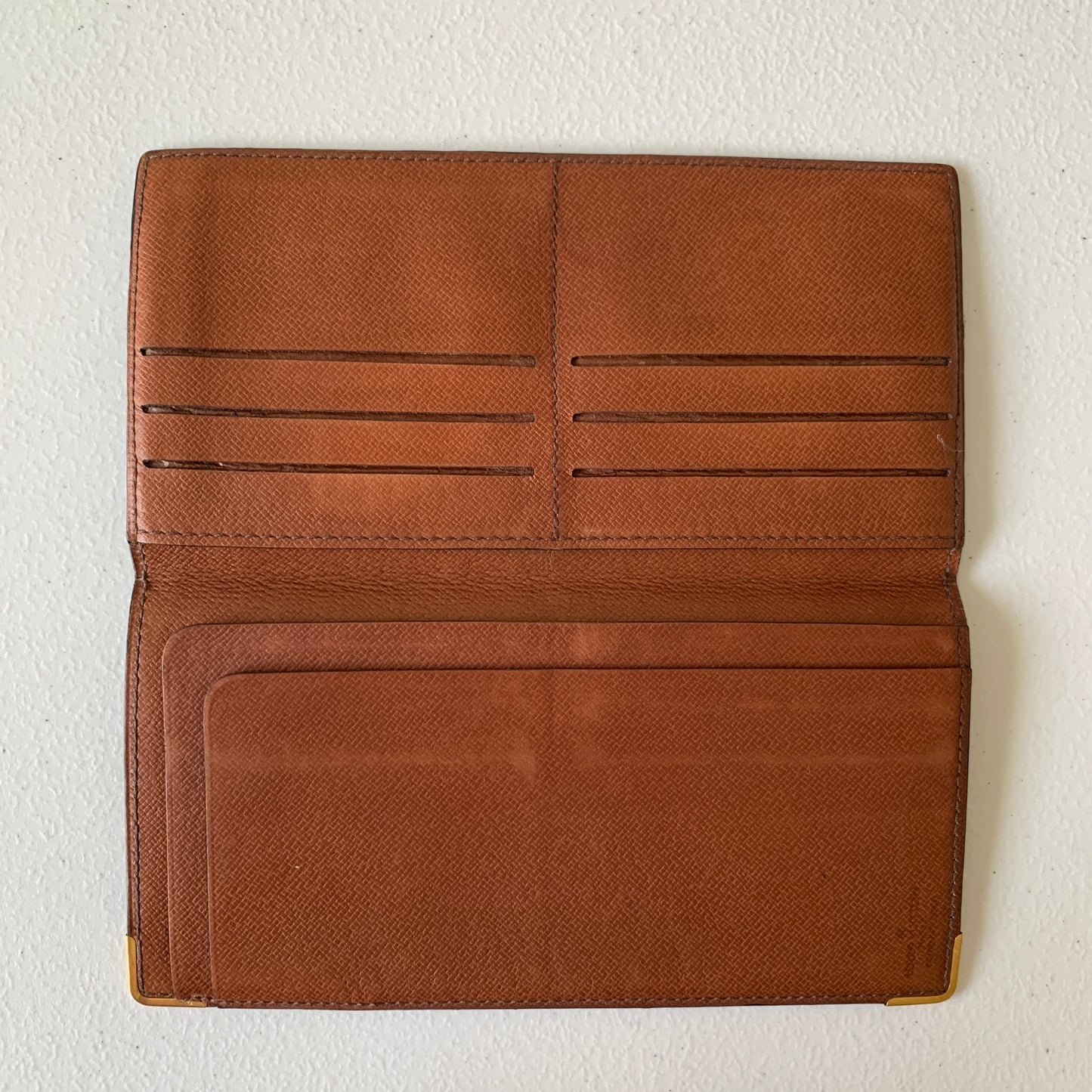 Louis Vuitton monogram long card holder wallet 872 CT authentic with COA
