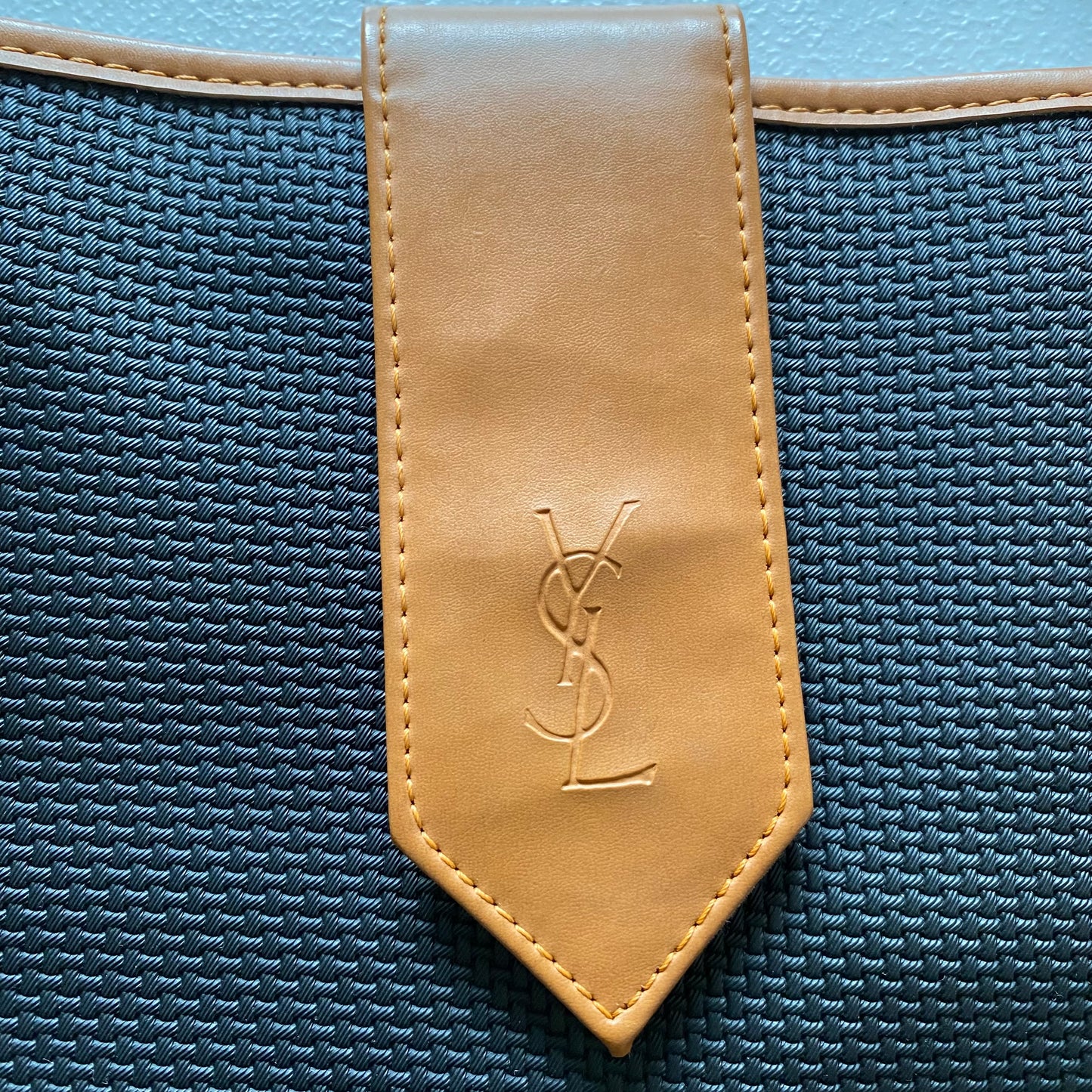 Yves Saint Laurent vintage tote shoulder bag Authentic with COA 16.5x13x4