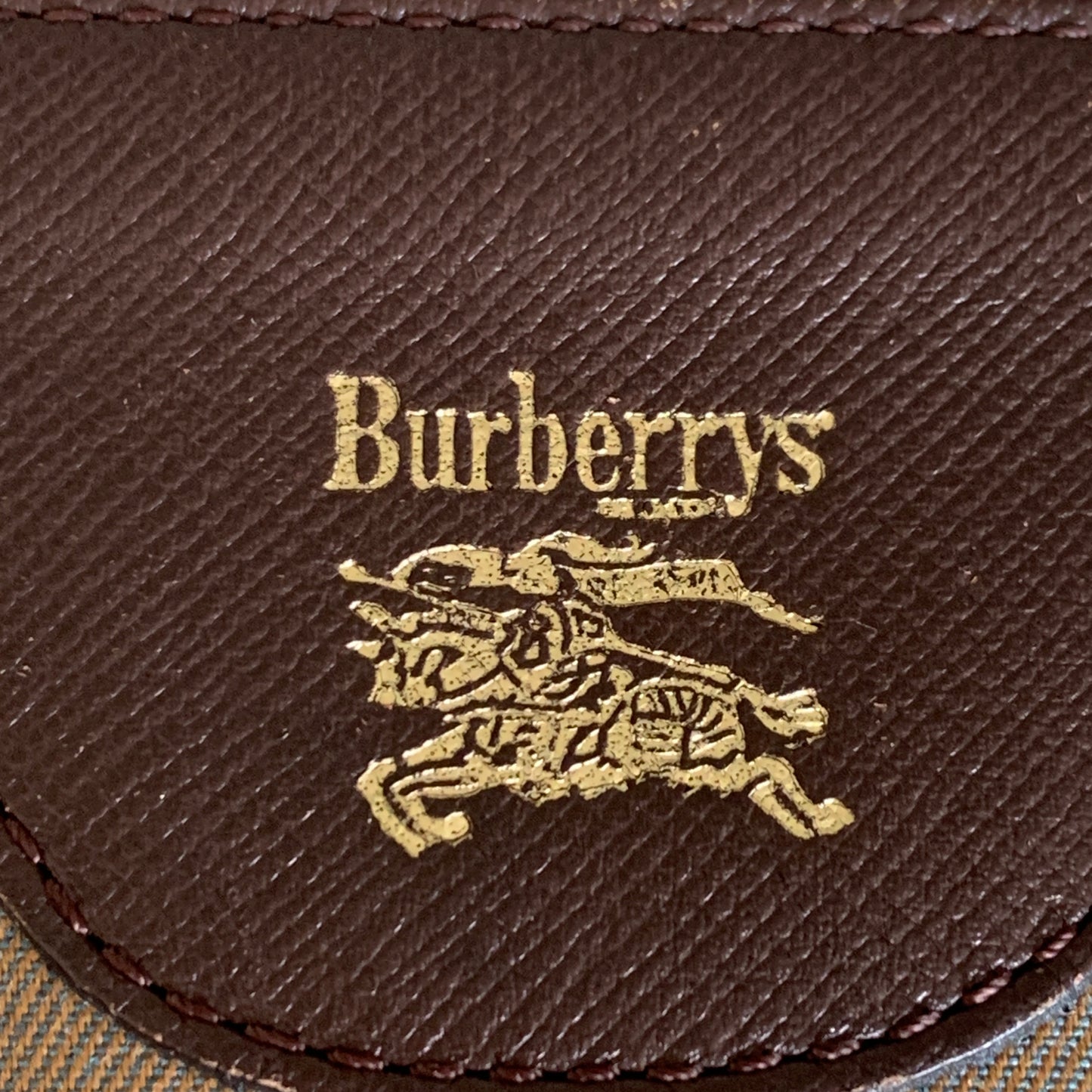 Burberry vintage check crossbody bag authentic with COA 10x6.7x2.5