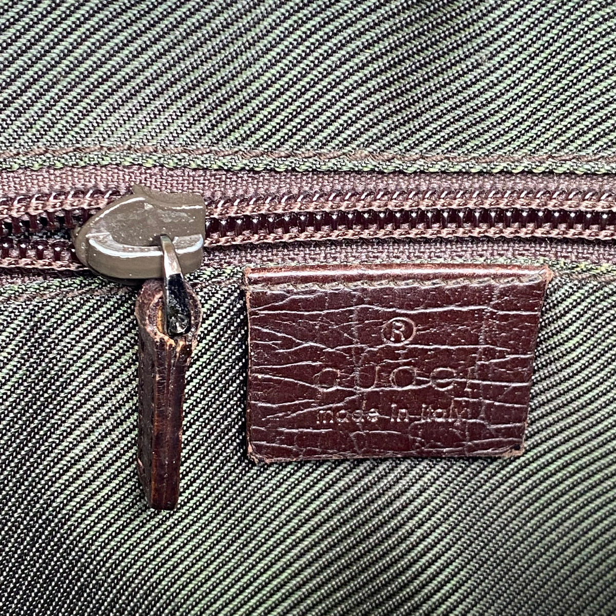 Gucci monogram unisex wristlet clutch bag Authentic with COA 9.8x6.7x2