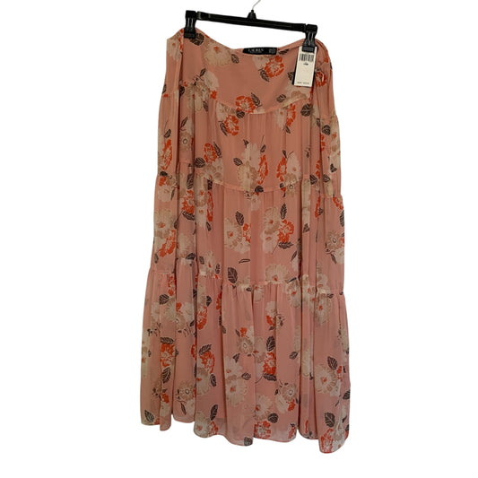 Lauren Ralph Lauren Plus size women’s NWT floral sheer skirt size 14w