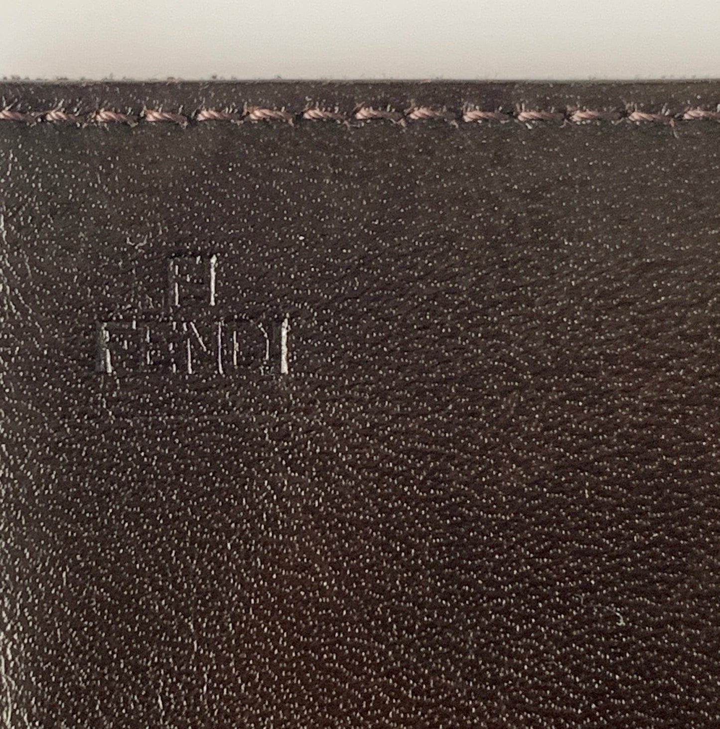 Fendi zucca monogram long wallet Authentic with COA 7.4x4