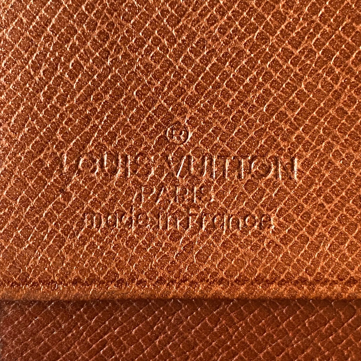 Louis Vuitton monogram long passport checkbook cover with COA
