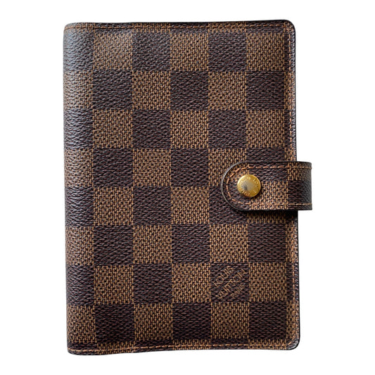 Louis Vuitton damier ebene agenda CA5008 Authentic with COA