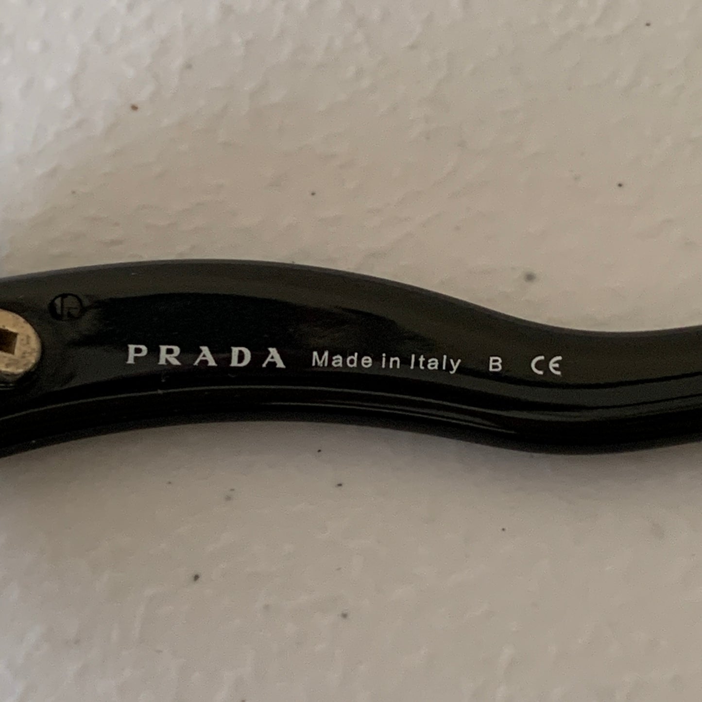 Prada black sun Sunglasses authentic with COA