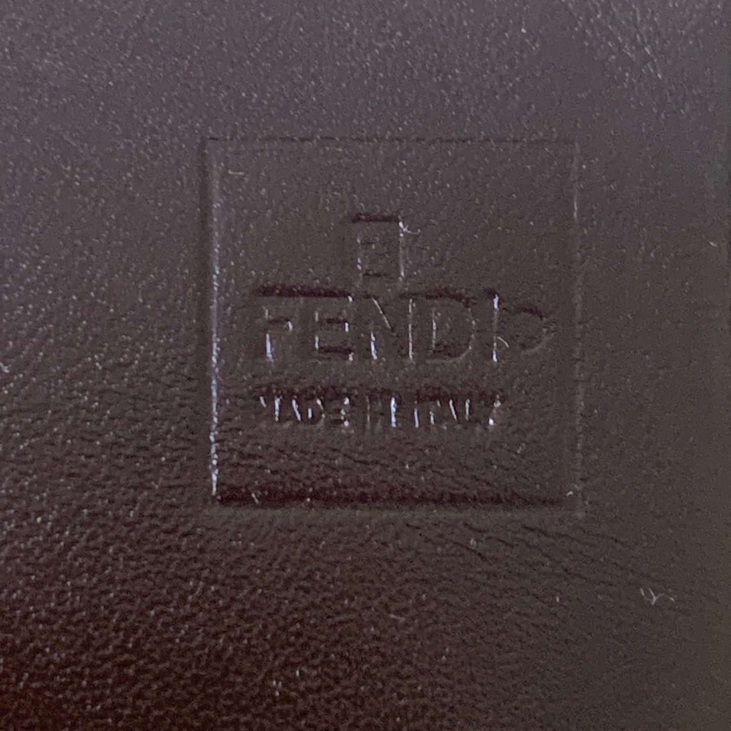 Fendi brown zucca Monogram long wallet Authentic with COA