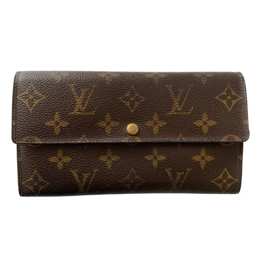 Louis Vuitton monogram long wallet TH0022 Authentic with COA