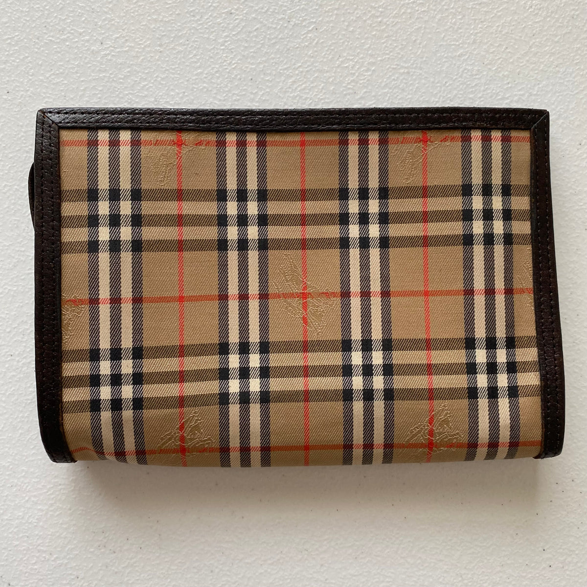 Burberry classic check clutch bag Authentic with COA 7.8x5.5x1.3