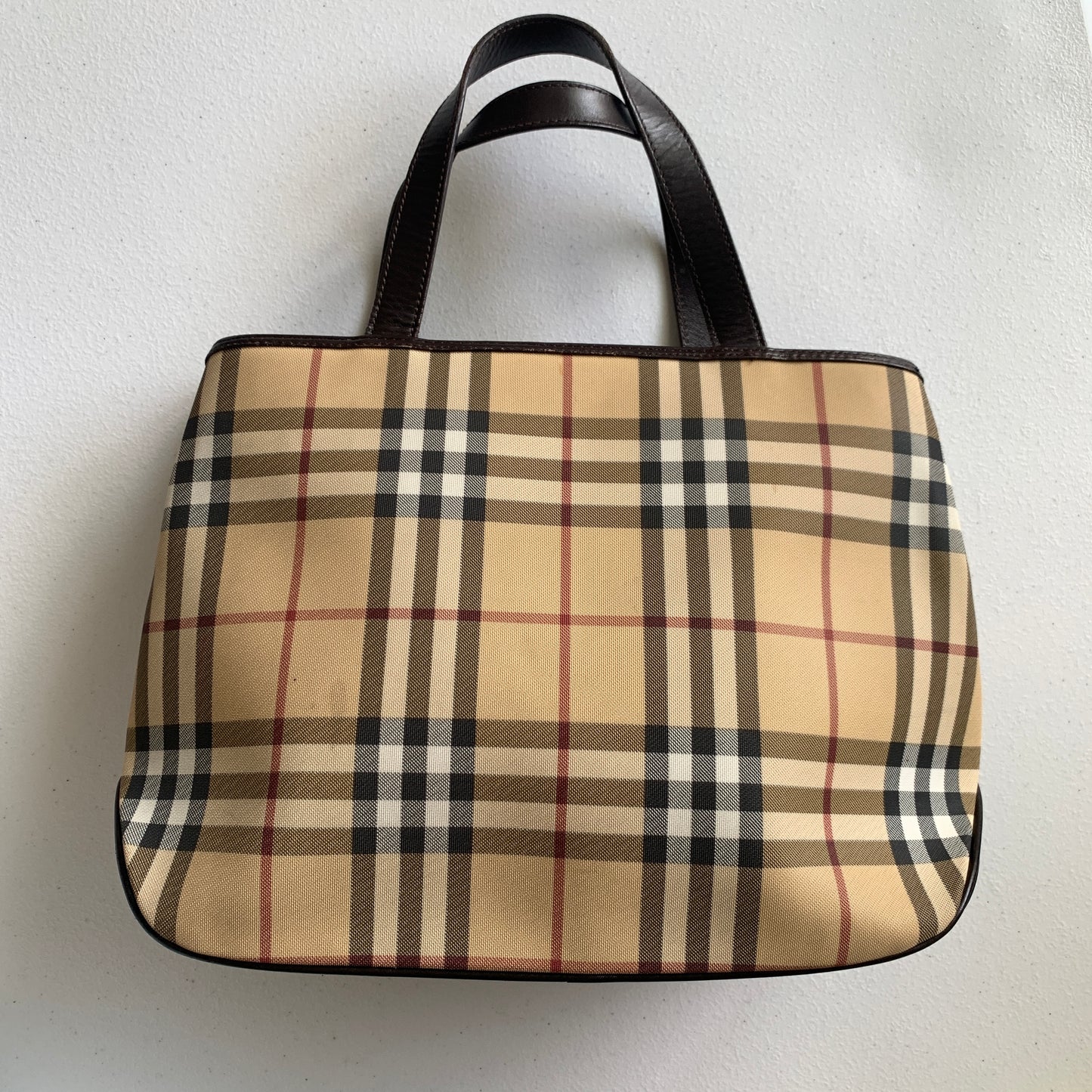 Burberry classic check tote bag authentic with coa