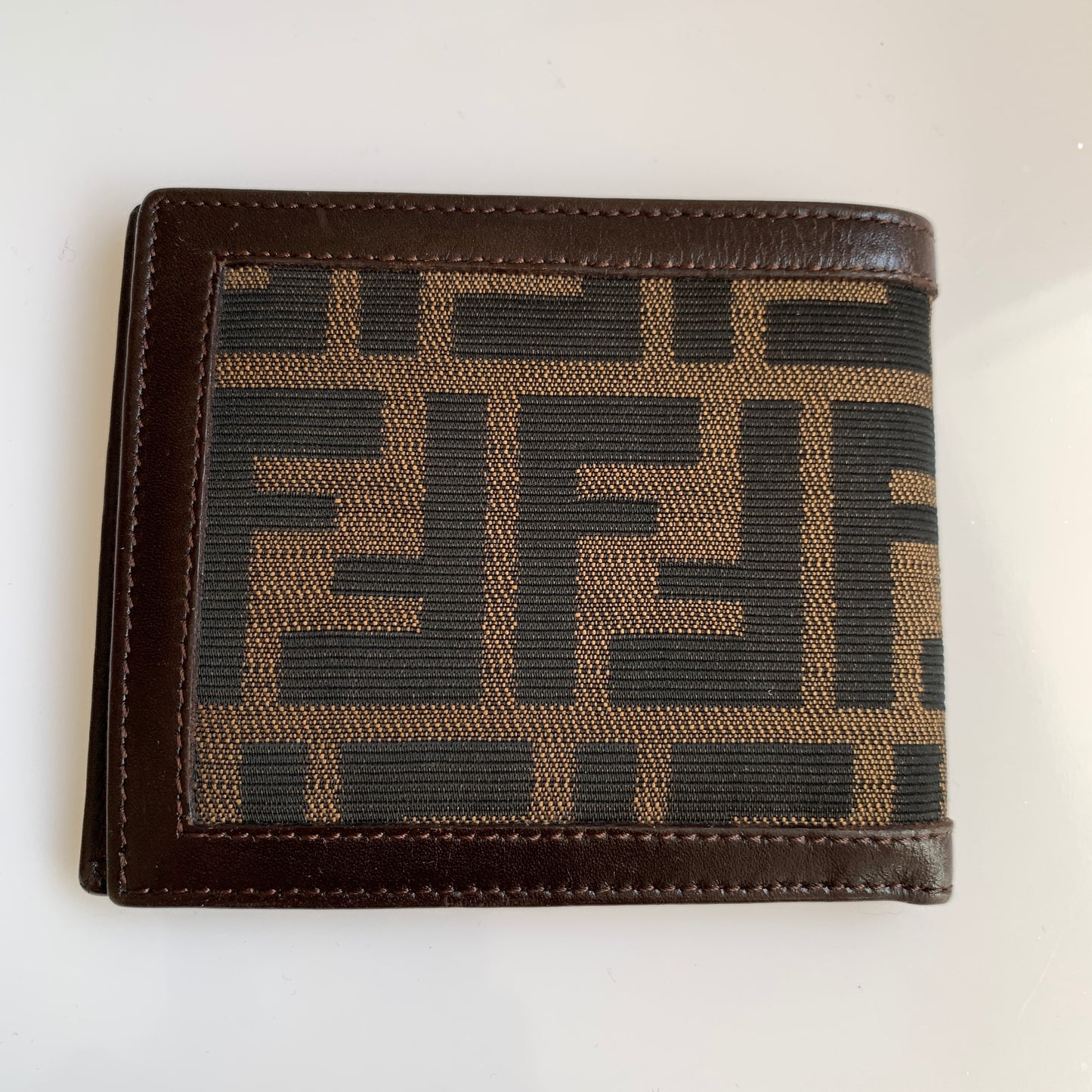 Fendi Zucca monogram Men’s bifold wallet authentic with COA