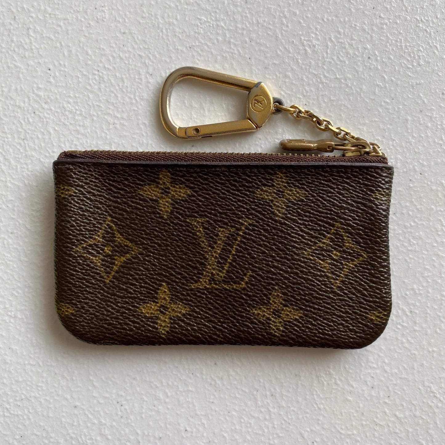 Louis Vuitton monogram coin key pouch SP0074 Authentic with COA 4.4x2.5