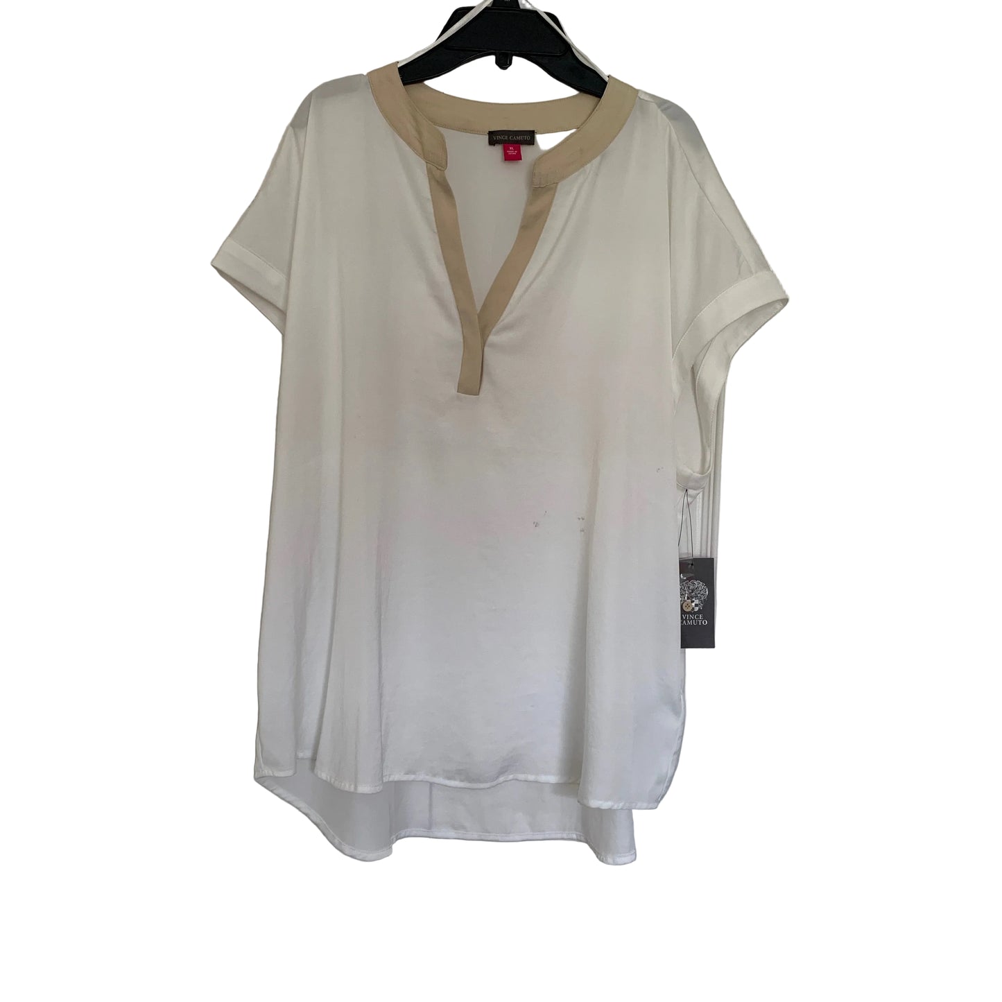 Vince Camuto Womens NWT ivory blouse size X-Large