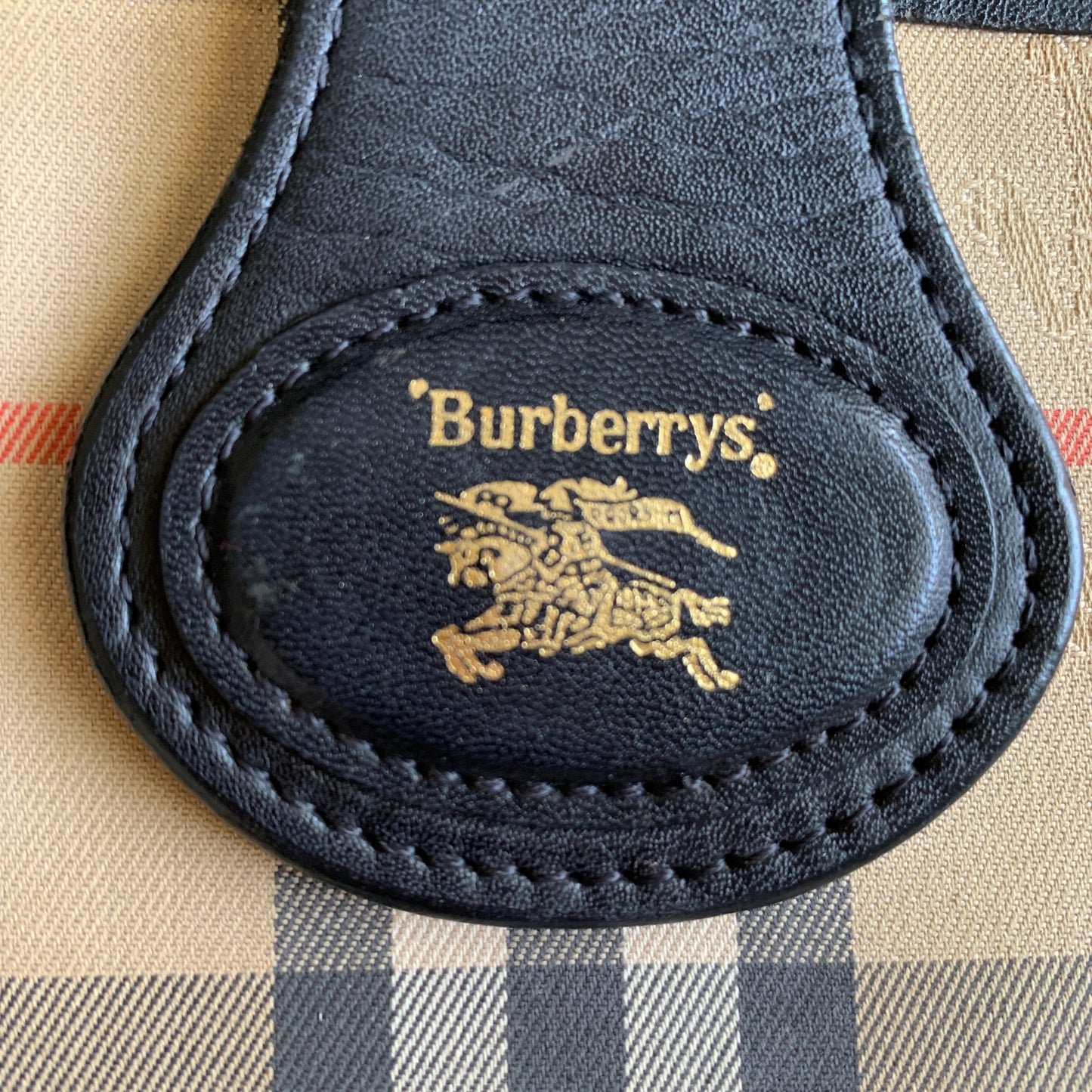 Burberry vintage classic check shoulder bag authentic with COA 11.3x8.5x2.5