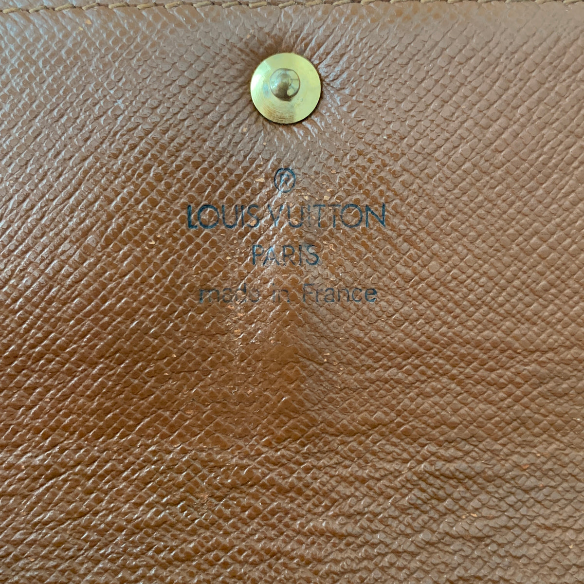 Louis Vuitton monogram long wallet MB1012 Authentic with COA 7.3x4.2