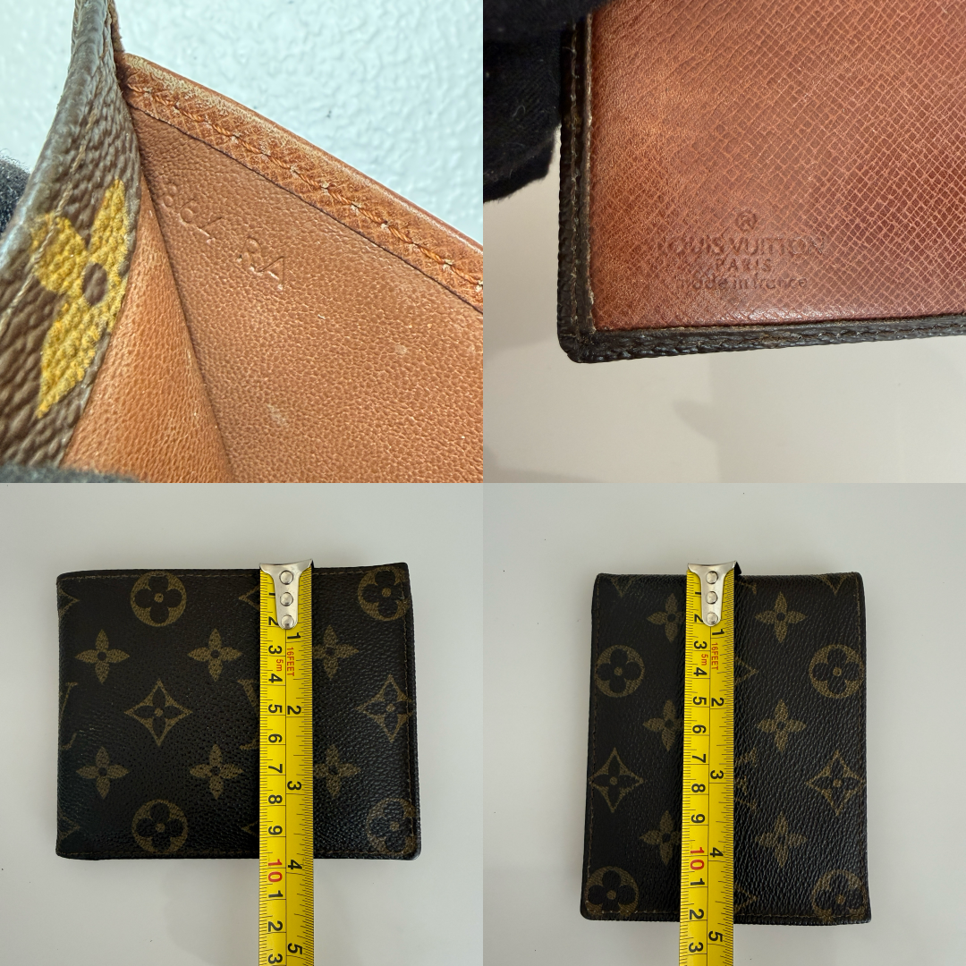 Louis Vuitton monogram men’s bifold wallet authentic with COA