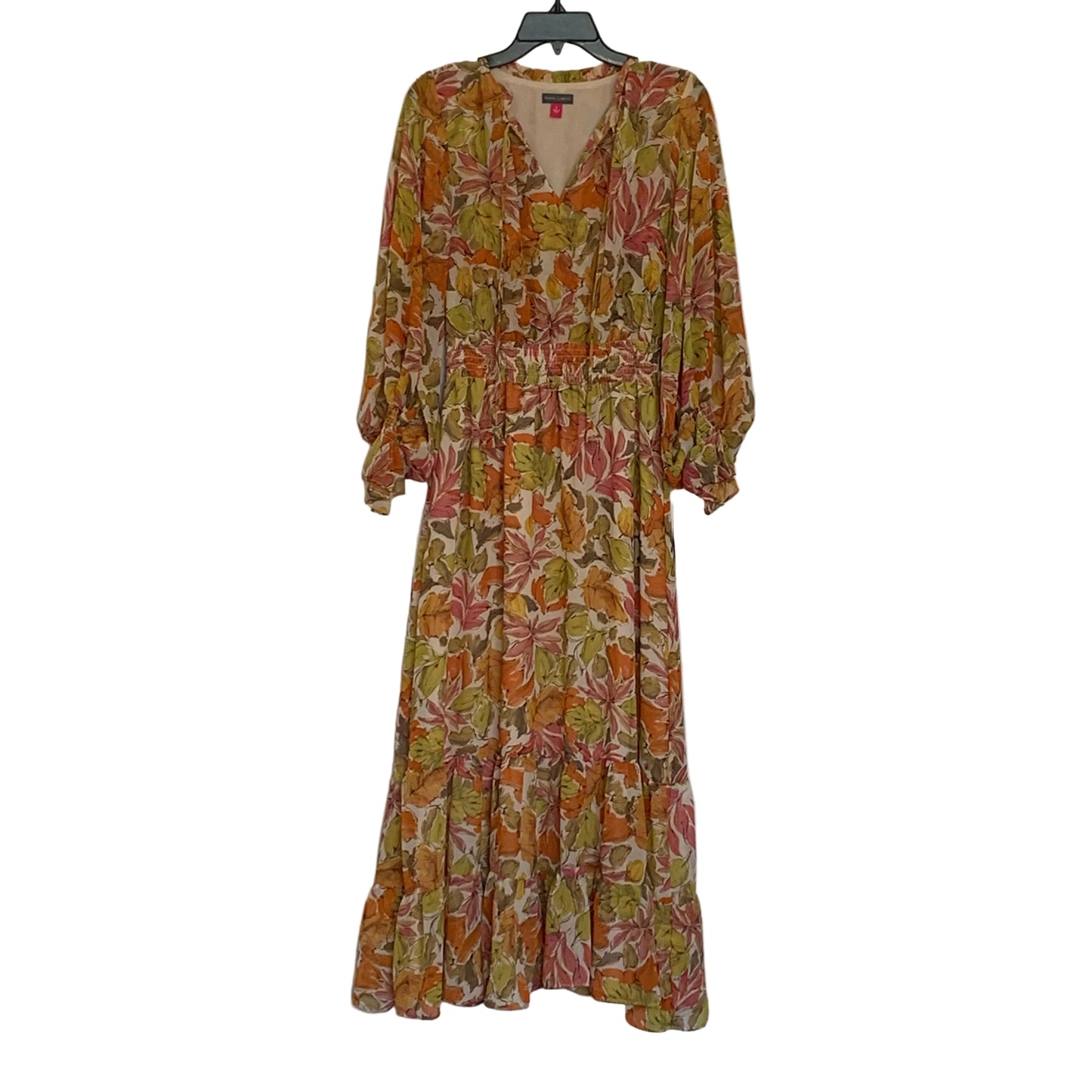 Vince Camuto Womens NWT long sleeve floral maxi dress size S