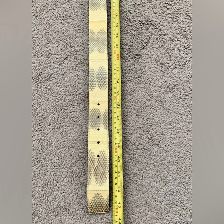 Authentic new unisex Dolce & Gabbana snake skin belt size 40” with dust bag and box