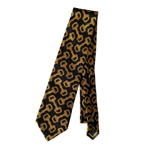 Gucci logo silk tie authentic with COA