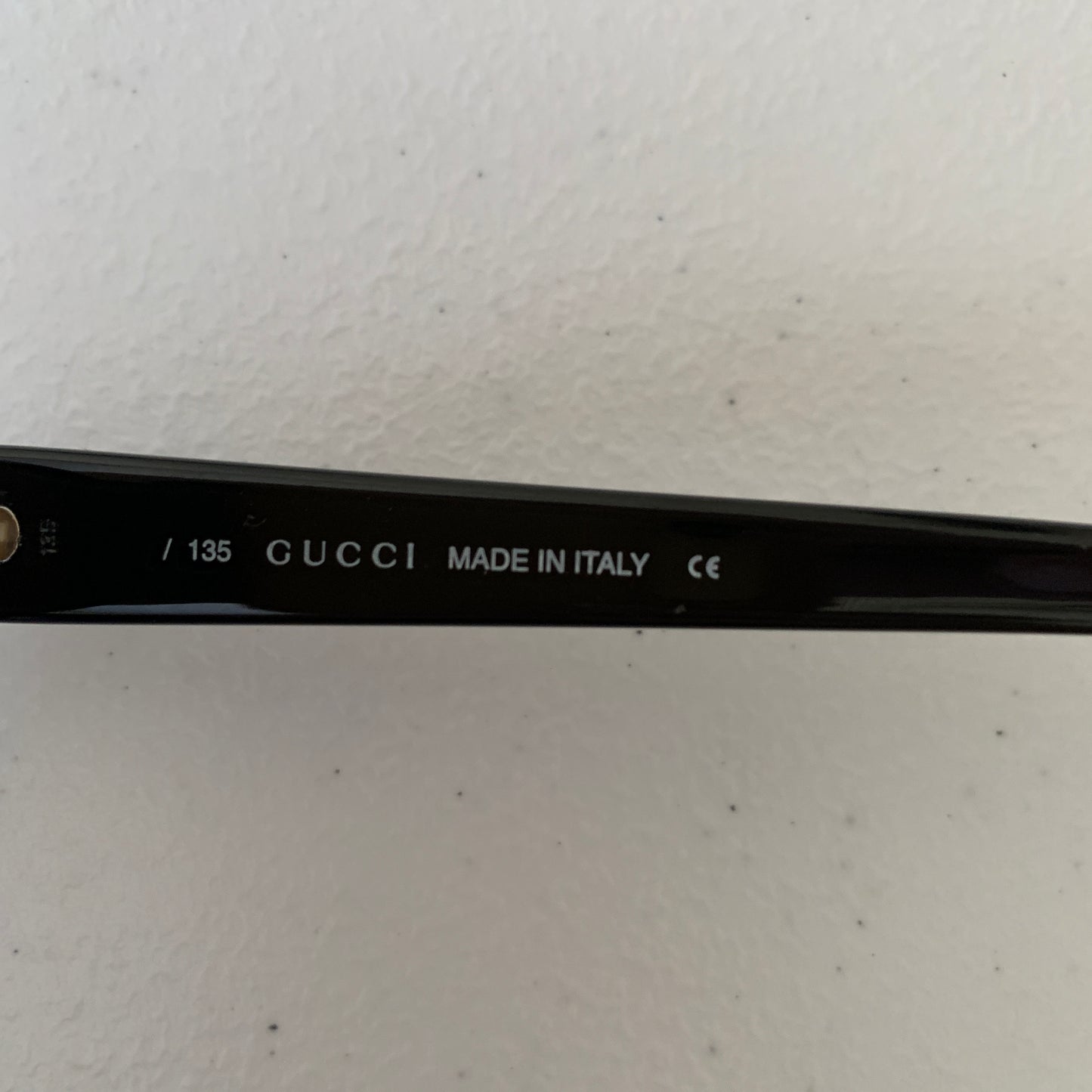 Gucci black Sunglasses authentic with COA
