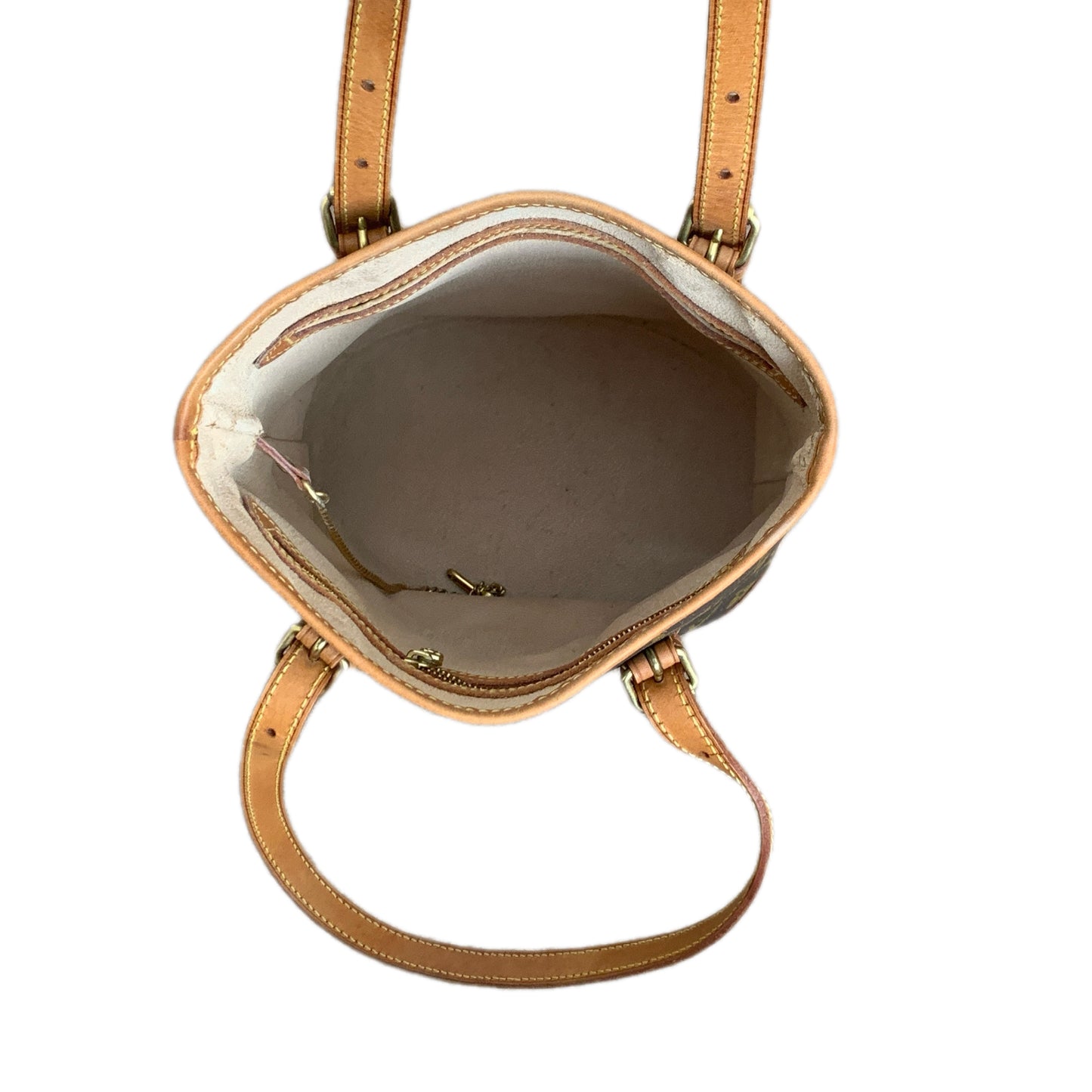 Louis Vuitton monogram petite bucket bag vi1000 authentic with COA