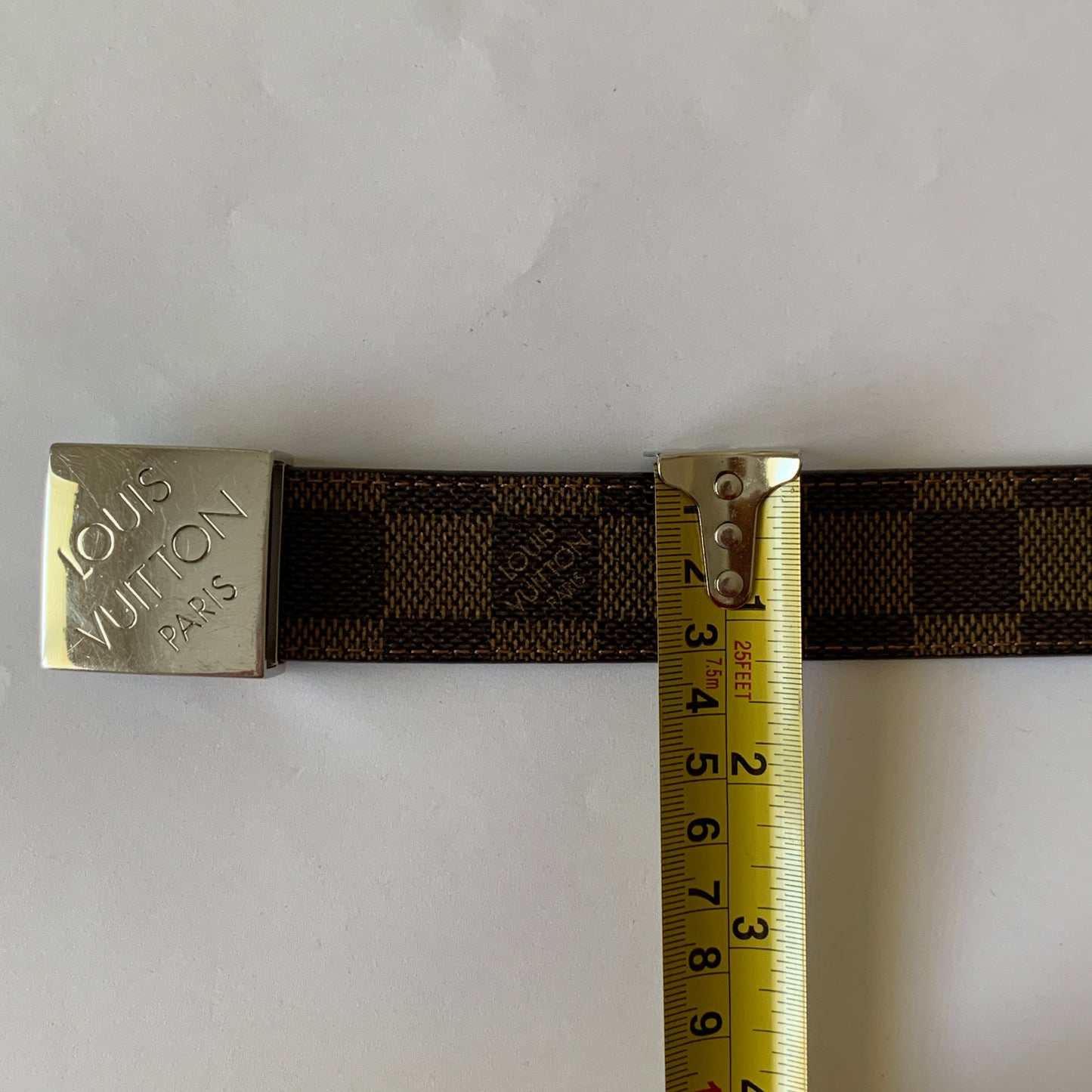 Louis Vuitton damier reversible Belt authentic w/ COA 80 cm 32 inch