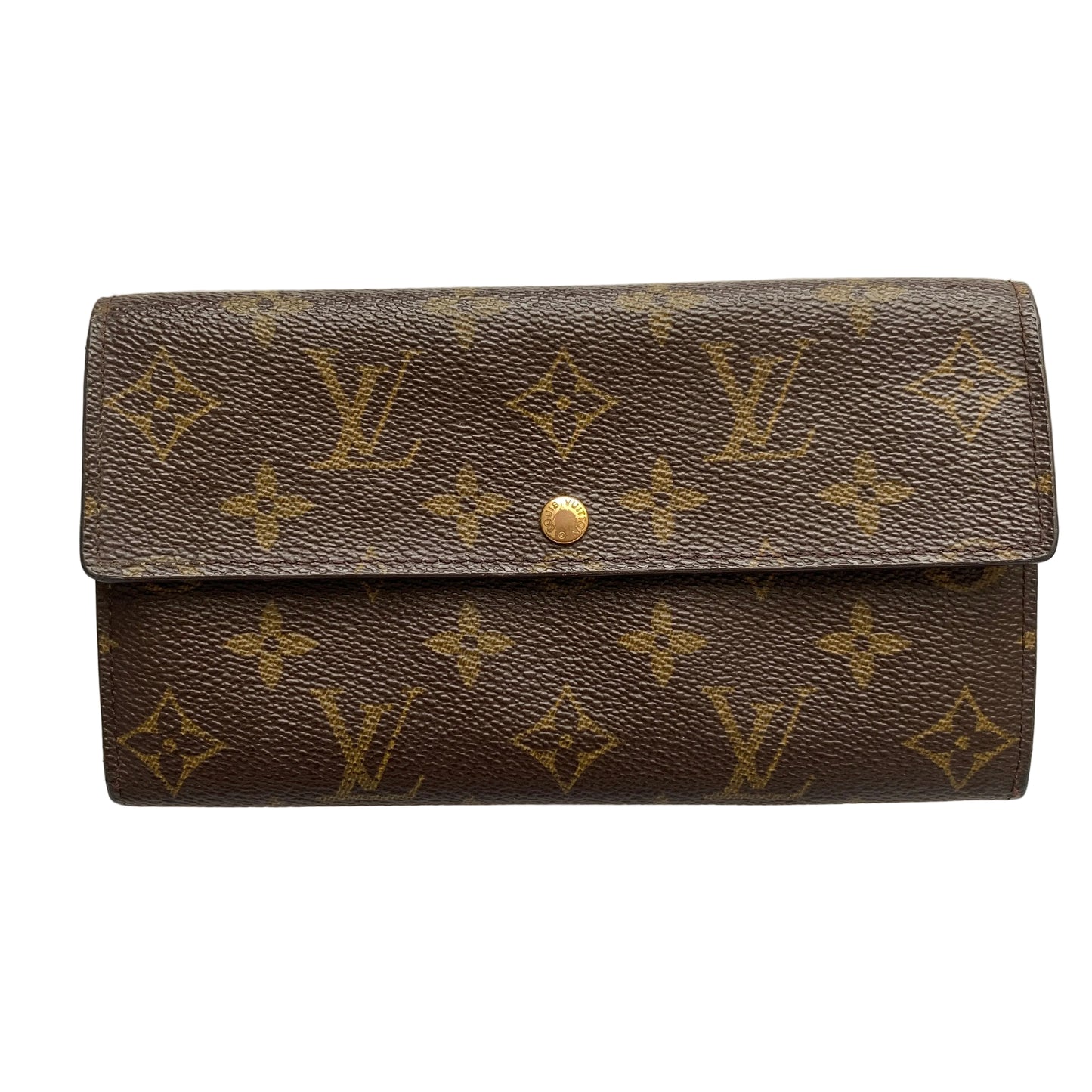 Louis Vuitton monogram long wallet MB0091 Authentic with COA 7.3x4.2