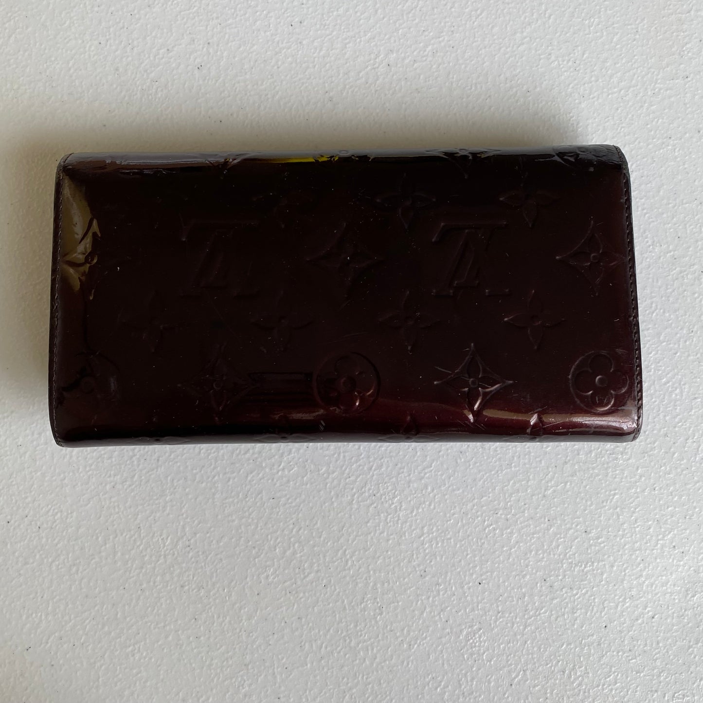 Louis Vuitton long vernis wallet th2069 authentic with coa