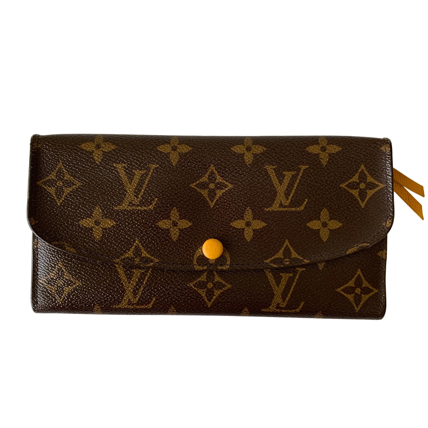 Louis Vuitton Monogram Emilie long wallet CA4104 authentic with COA 3.8 x 7.5