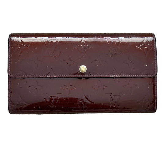 Louis Vuitton vernis monogram long TR3142 wallet authentic with coa