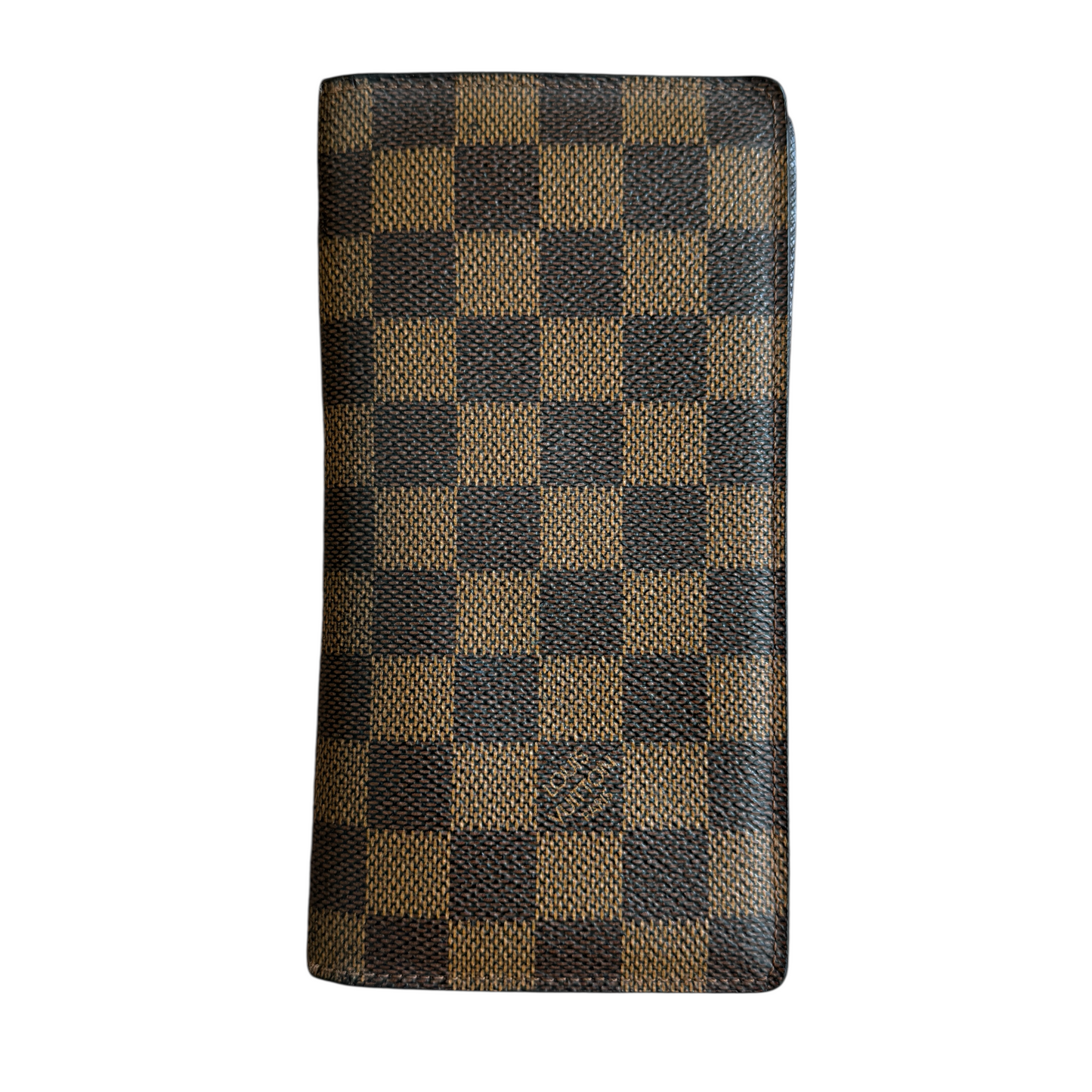 Louis Vuitton damier brown bifold card holder wallet organizer authentic with COA MI0082