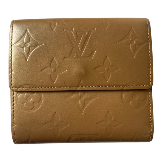 Louis Vuitton monogram compact wallet TH1003 Authentic with  COA