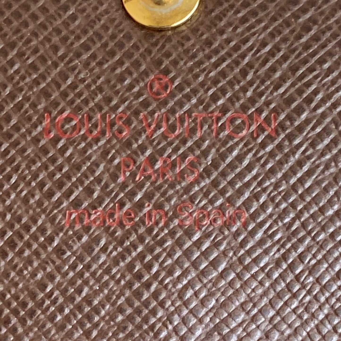 Louis Vuitton damier ebene sarah long ca2186 wallet authentic with coa