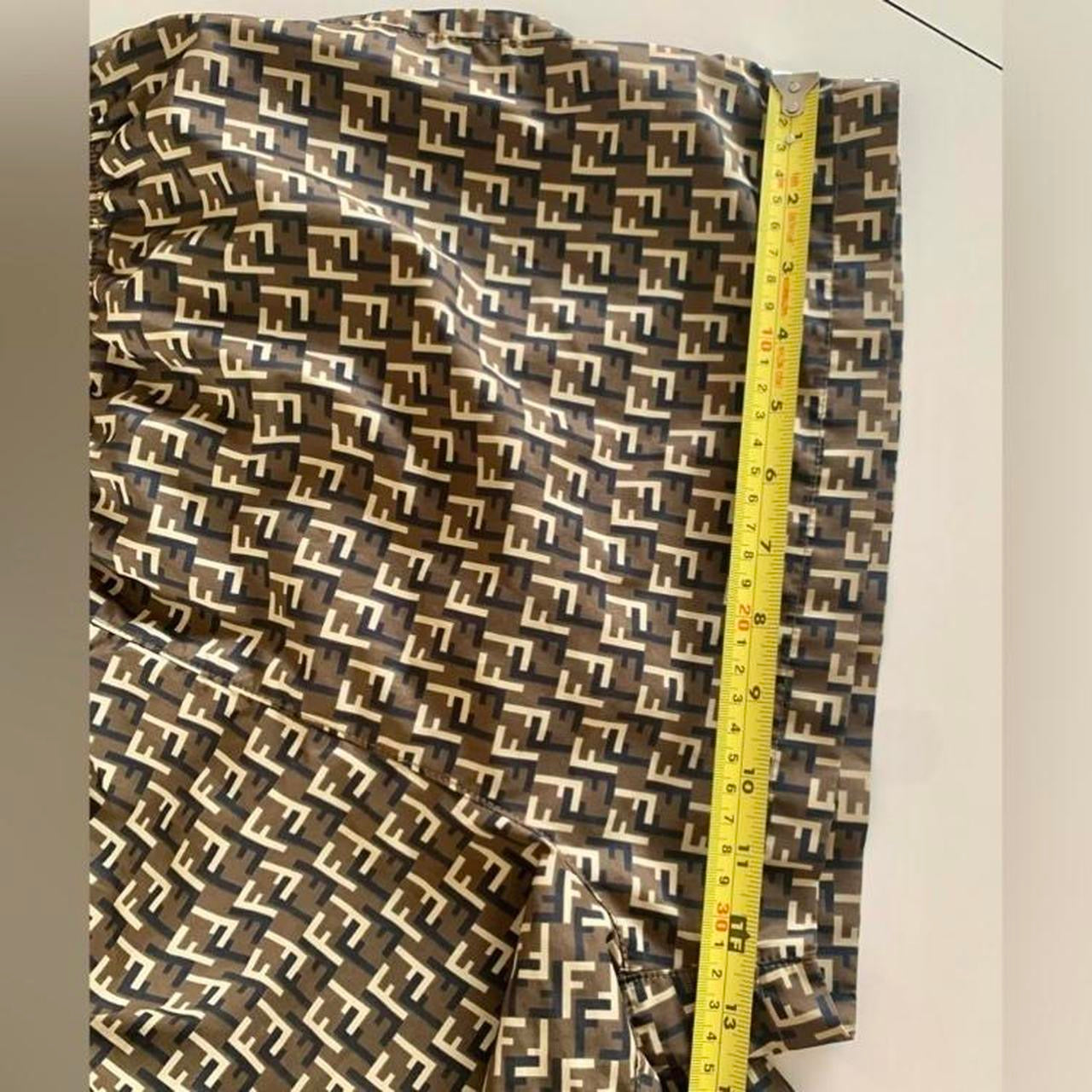 Authentic Fendi FF monogram men's swim trunks