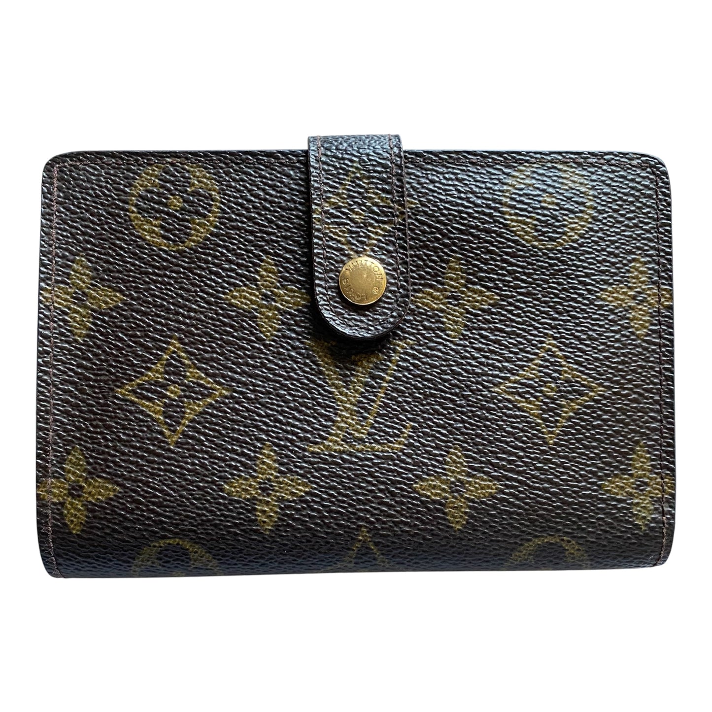 Louis Vuitton monogram kiss lock wallet MI0979 Authentic with COA