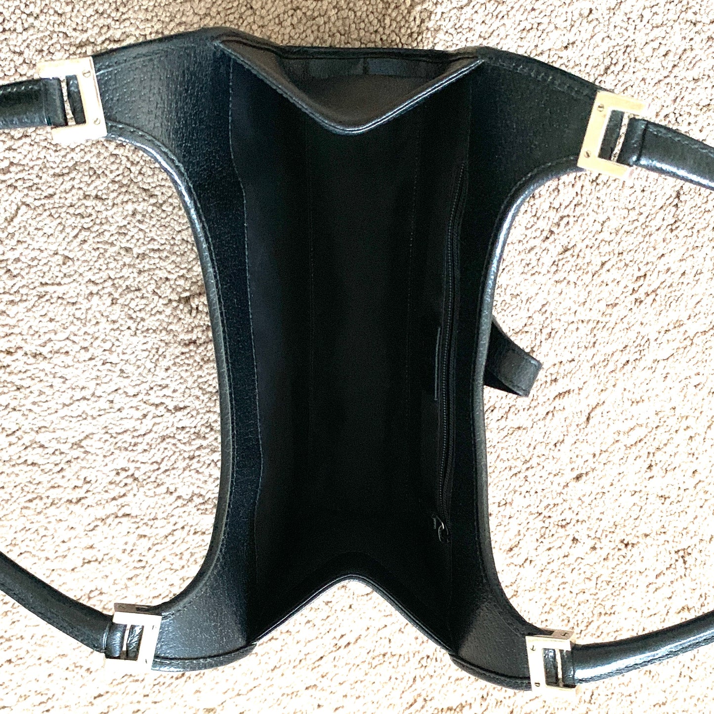 Authentic Gucci vintage Jackie black leather bag